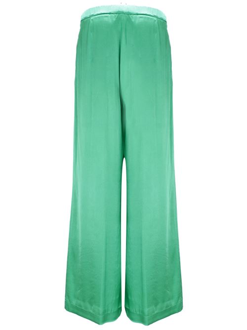 Boreale green stretch-silk satin pants Forte forte | 120756076